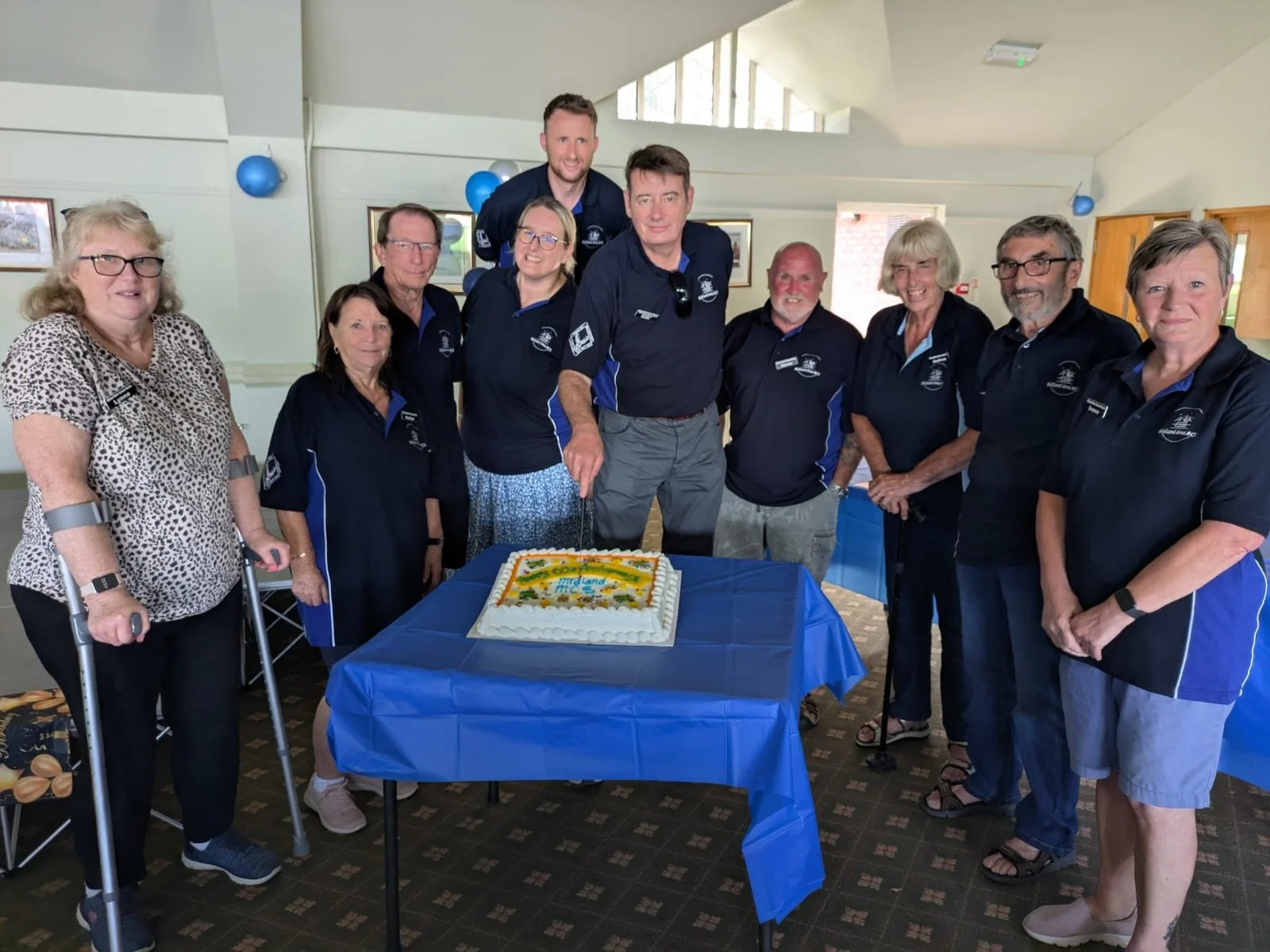 MCS Midland Area Chairman Colin cutting the 60th Birthday Cake Ludlow 2026