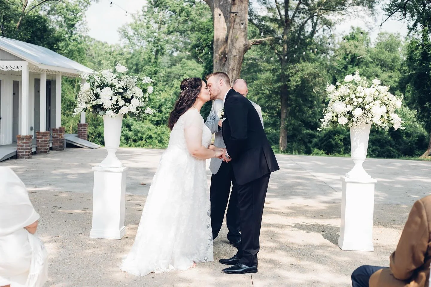 Sometimes love looks like a big celebration with everyone you know&hellip; and sometimes it looks like an intimate &ldquo;I do&rdquo; on our back patio. ✨

Even though this space was designed for large gatherings, it&rsquo;s also the sweetest, most s