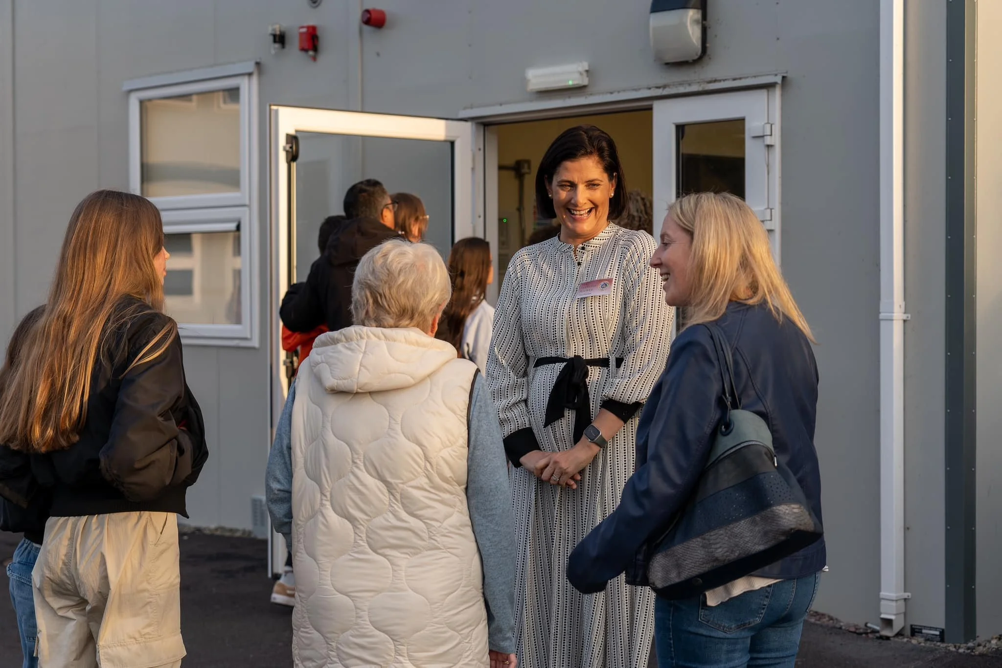 Ms Jennifer Hickey welcoming   Open Night.jpeg