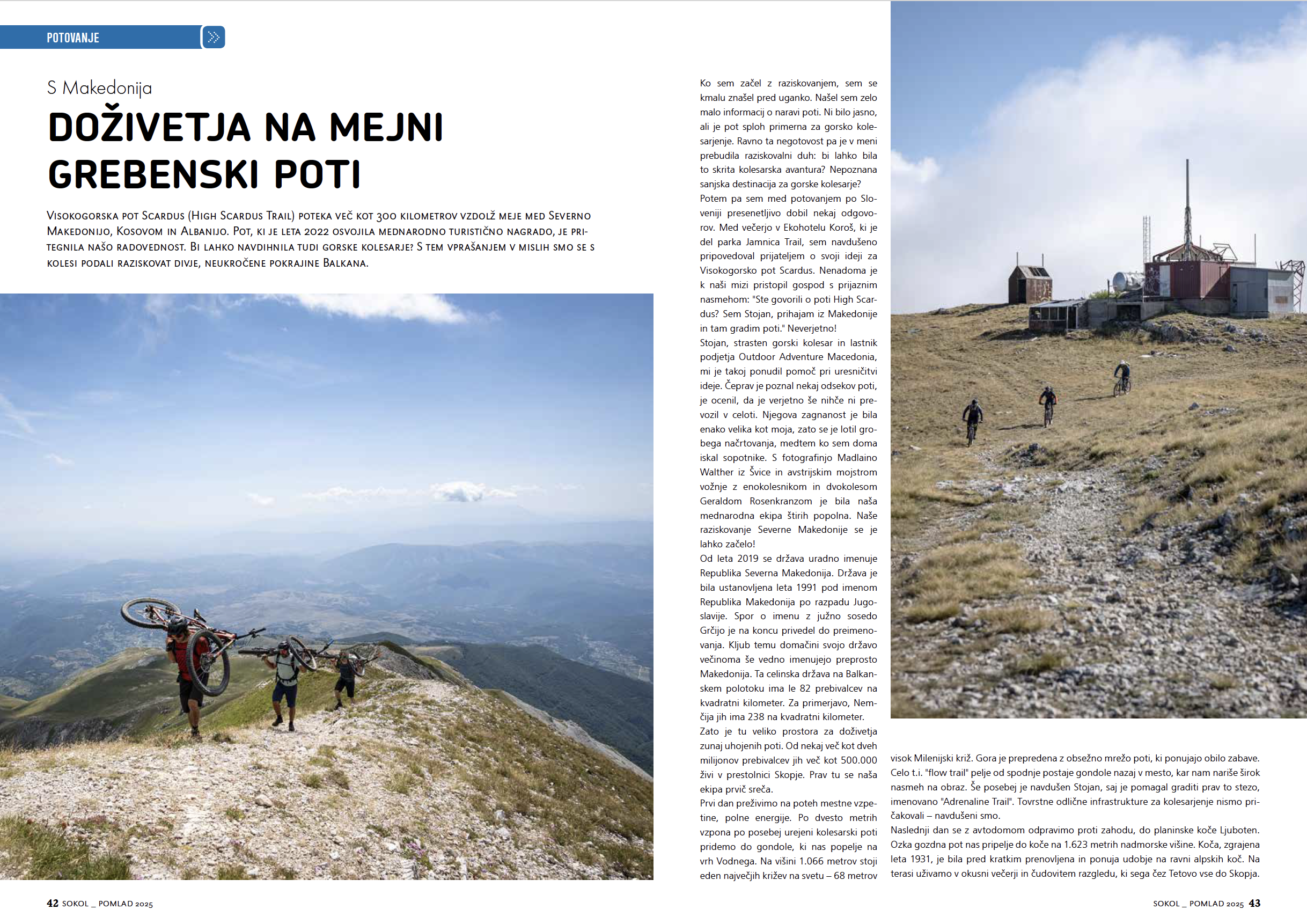 Artikel im Slowenischen Sokol Magazin, 2025