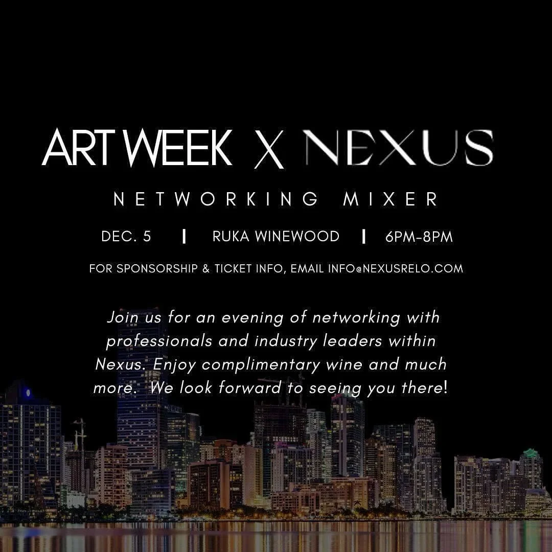 Send us a DM for more details! Join us in Miami for Art Basel!