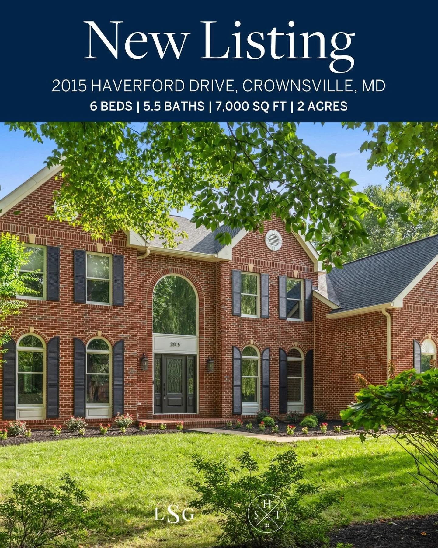 Welcome to Annapolis Preserve, where luxury meets modern elegance! This stunning 7,600 sq ft residence features 6 bedrooms, 5 full baths, and 1 half bath on a sprawling 2-acre lot. The beautifully landscaped grounds are highlighted by a majestic Weep