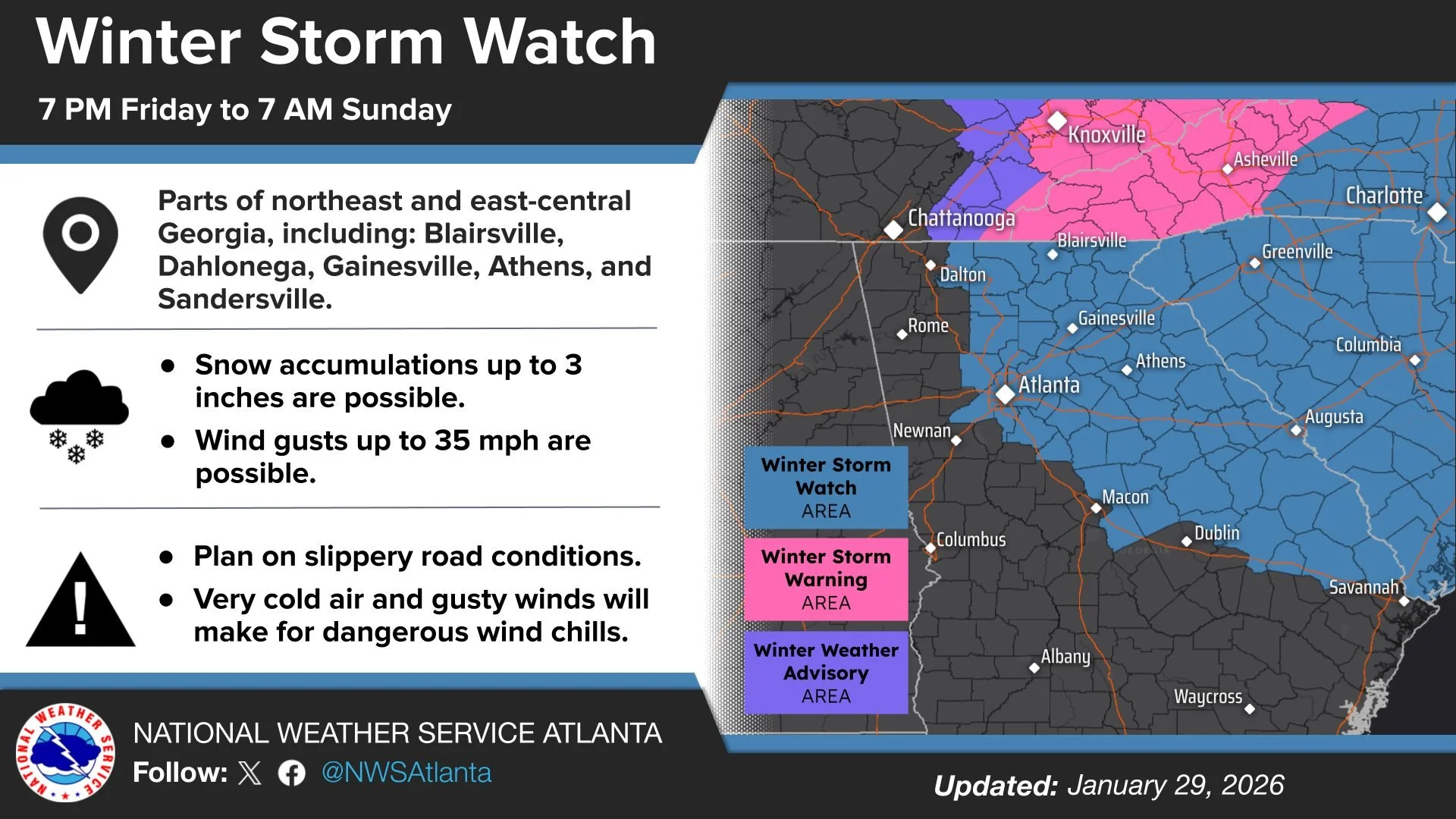 Winter weather impacts