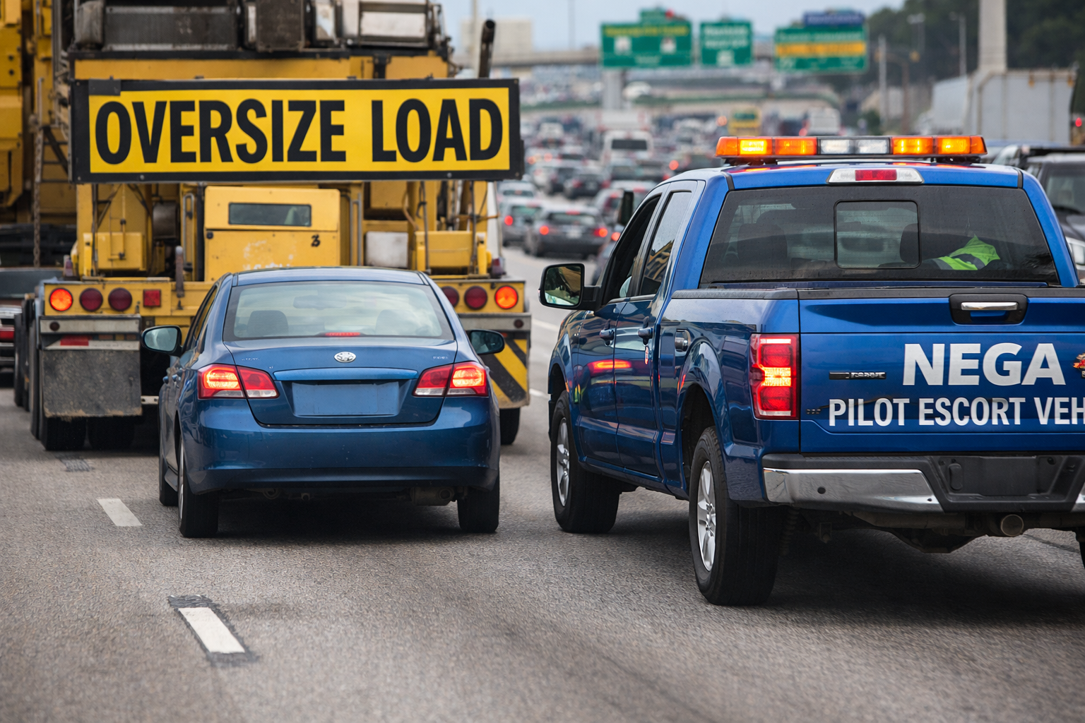 Sharing the Road Safely: Proper Etiquette When You See an Oversize Load &amp; Escort Vehicles