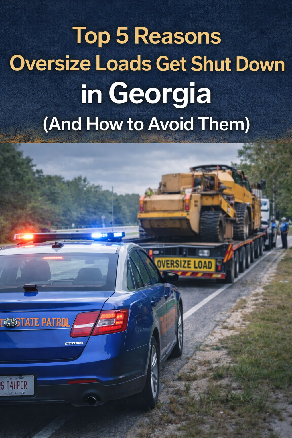 Top 5 Reasons Oversize Loads Get Shut Down in Georgia (And How to Avoid Them)