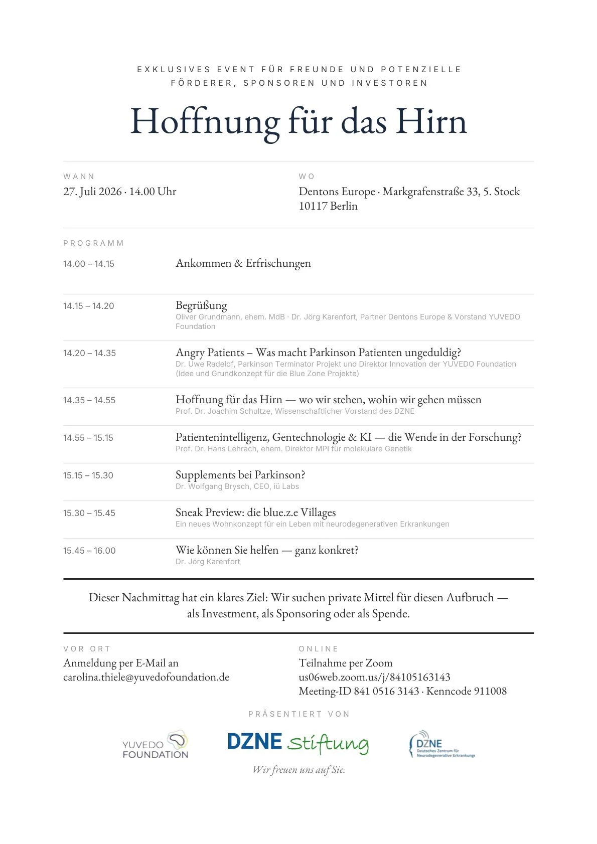 Hoffnung für das Hirn