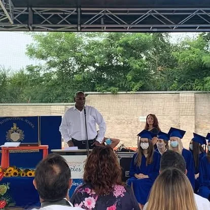 Keynote Speaker at graduation