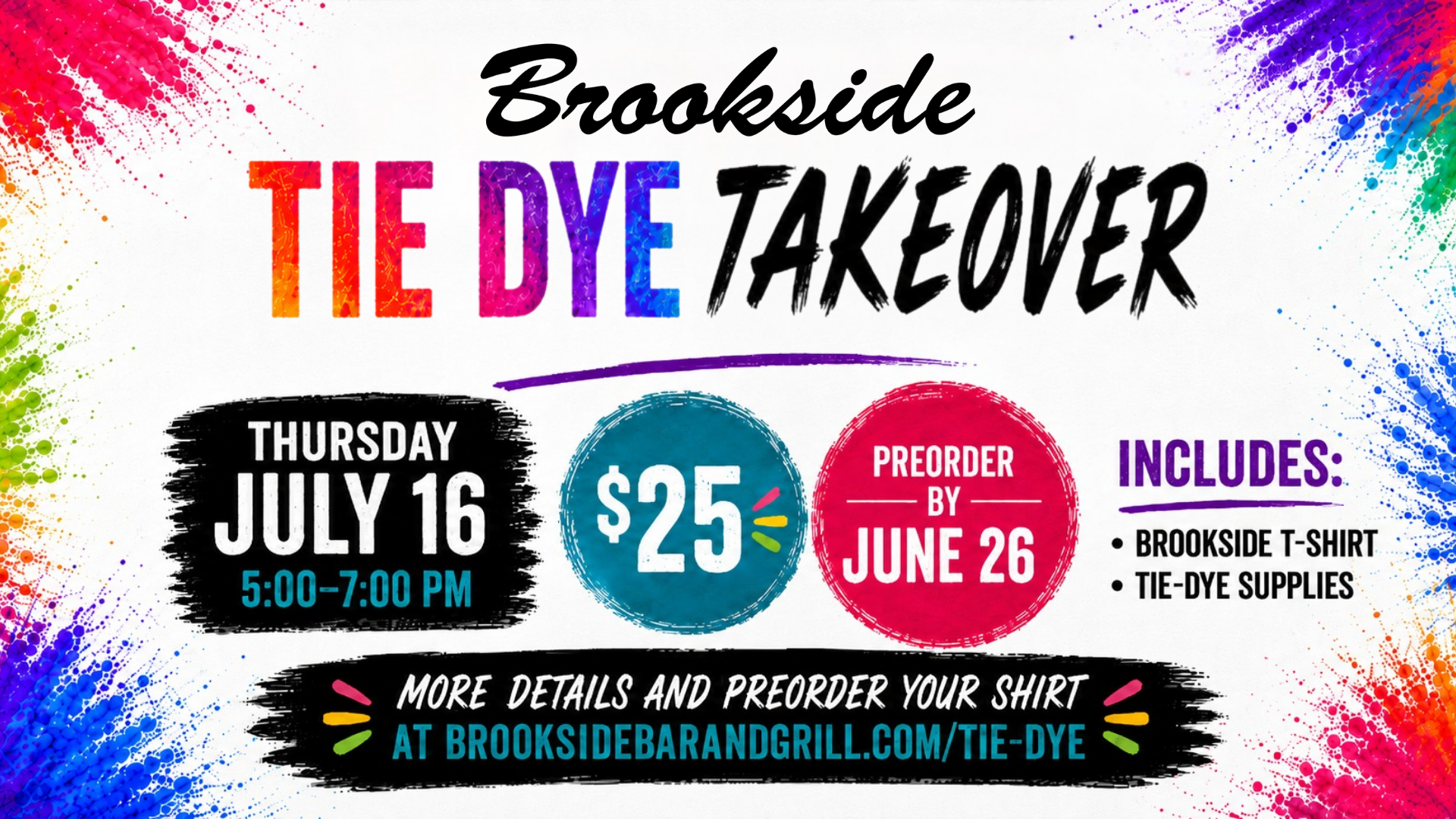 Tie Dye Takeover