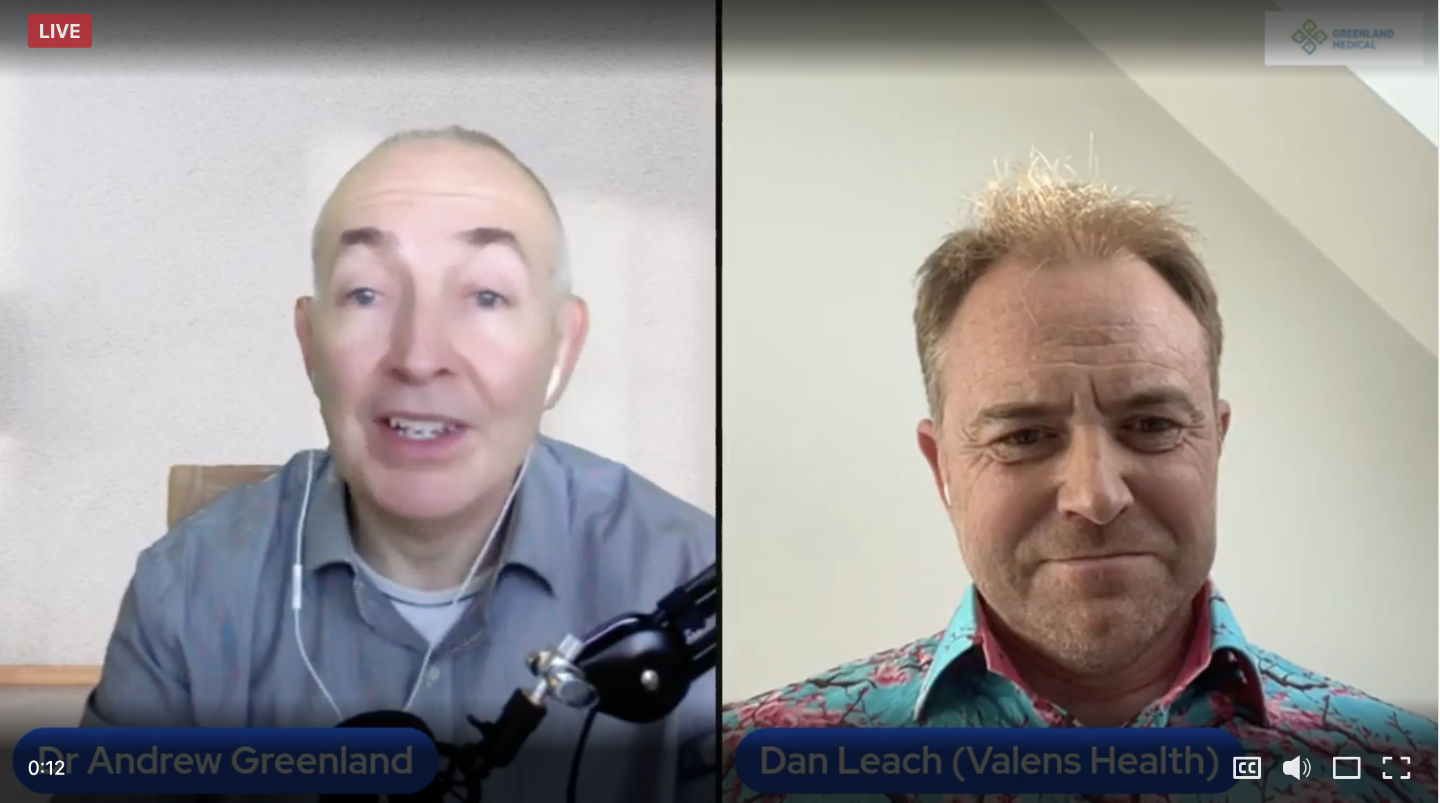 Dr Dan Leach on Voices in Health and Wellness Podcast