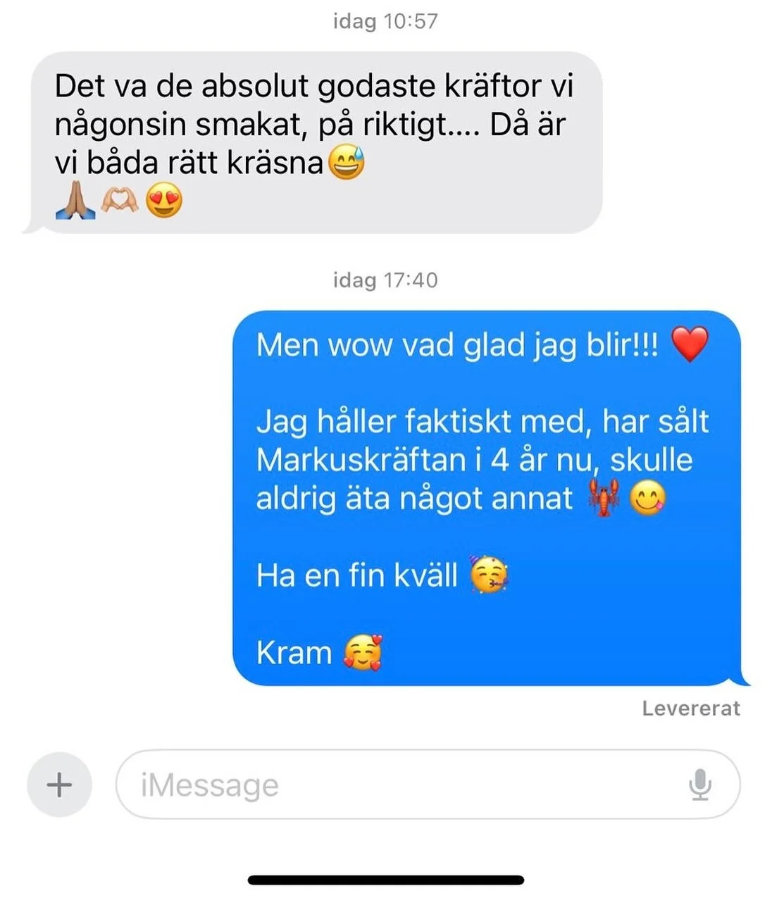 &Auml;lskar v&aring;ra kr&auml;ftor!!! 🦞🦞🦞

En av v&auml;ldigt m&aring;nga fina recensioner av v&aring;ra kr&auml;ftor 🫶🏻

@marcuskraftanvaderstad