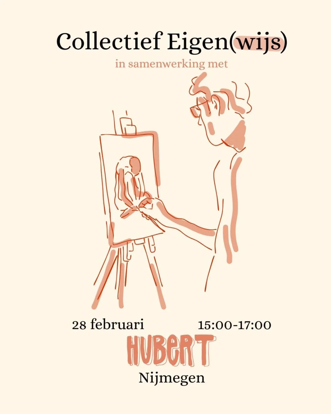Heb je nou zo genoten van onze samenwerking met Hubert vorige maand? Dan heb je geluk! We hebben weer een geweldige modeltekensessie op de planning zaterdag 28 februari van 15:00 tot 17:00 bij @hubert.nijmegen
(Ook leuk te combineren door te blijven 