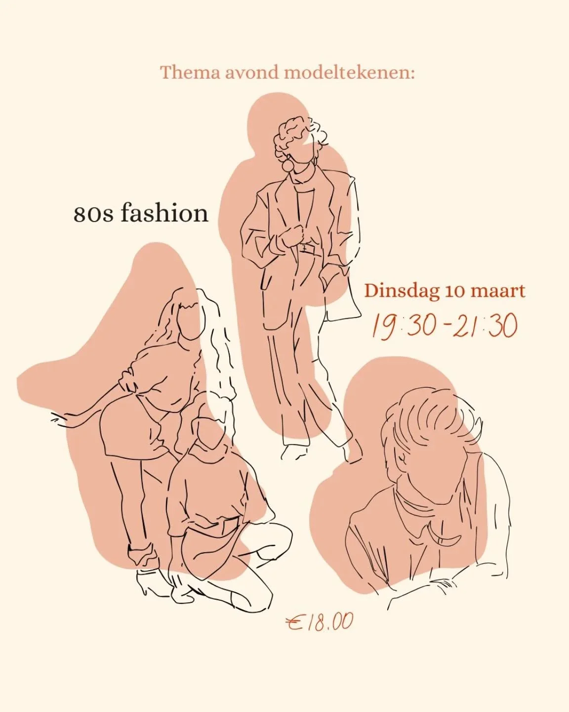 Een thema avond van ons maar net anders! Namelijk m&eacute;t kleding! Laat je dinsdag 10 maart verrassen met echte 80s outfits schoudervulling, kleur en natuurlijk onze gezelligheid🥰
2 modellen (1 nieuw!)
19:30-21:30
Klarendalseweg 71 
Meld je aan v