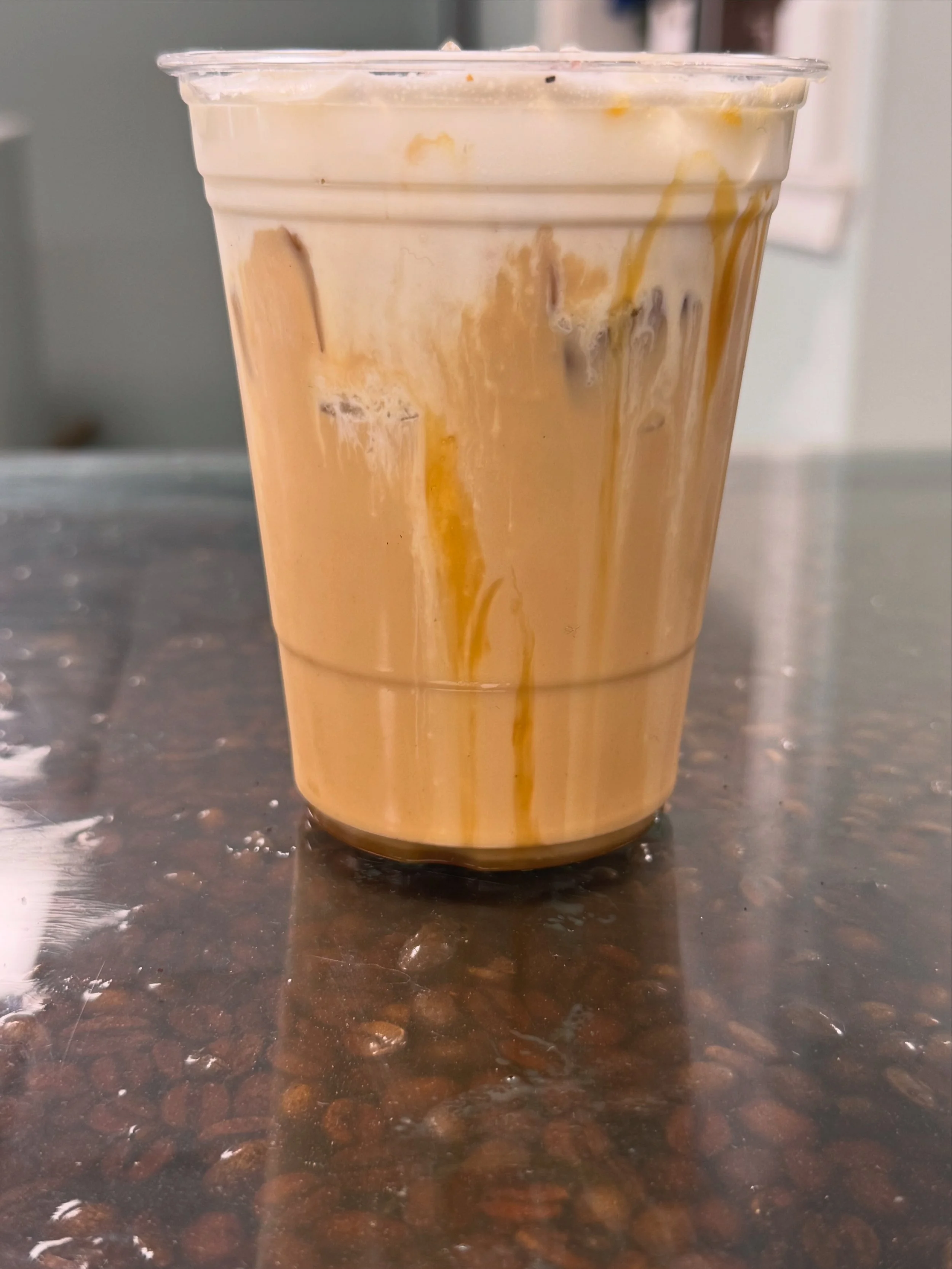 Bananarama - carmel with housemade Banana syrup cold foam 