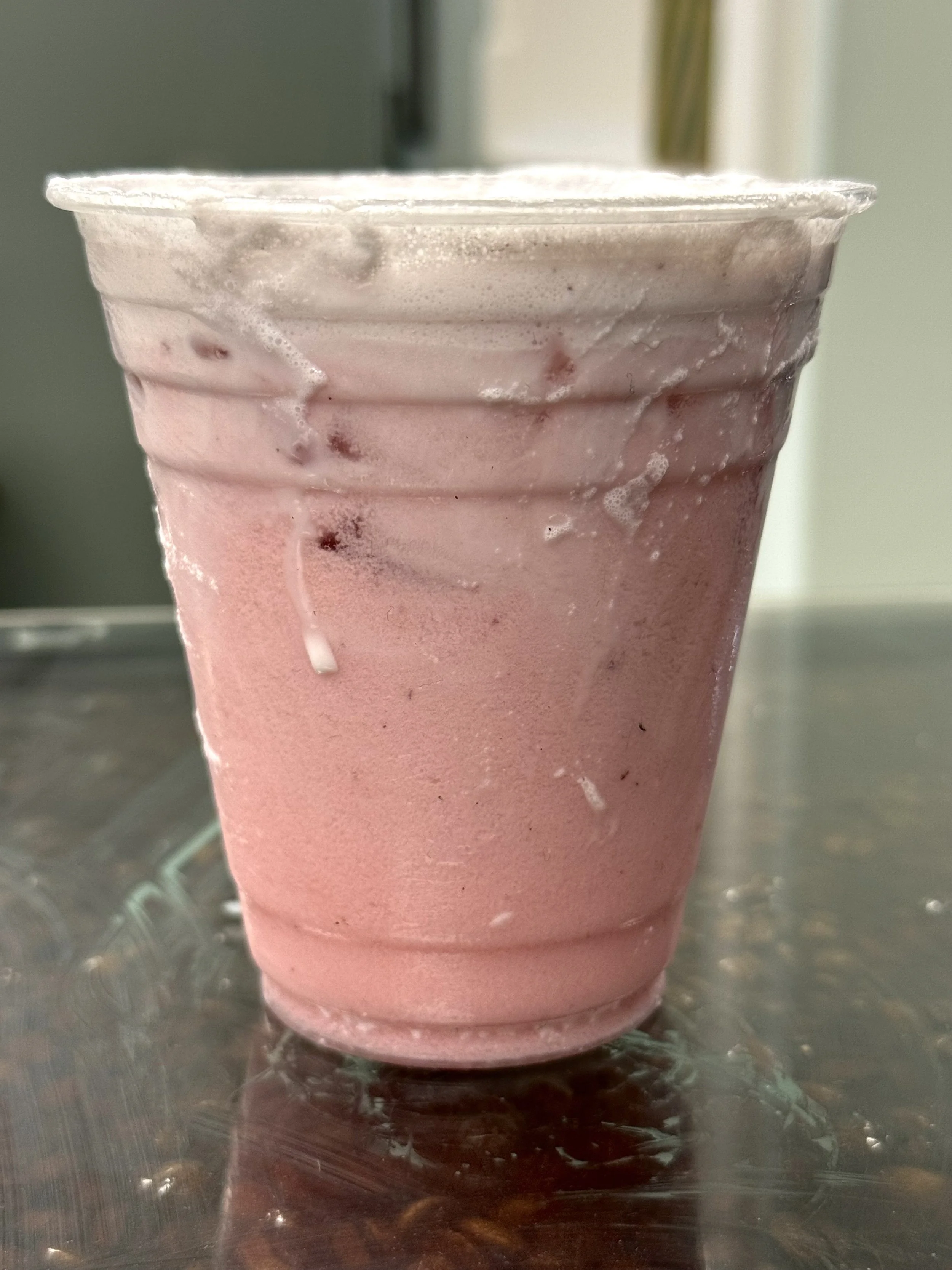 Dirty soda - Sprite - Almond Milk - Blueberry Cold Foam 