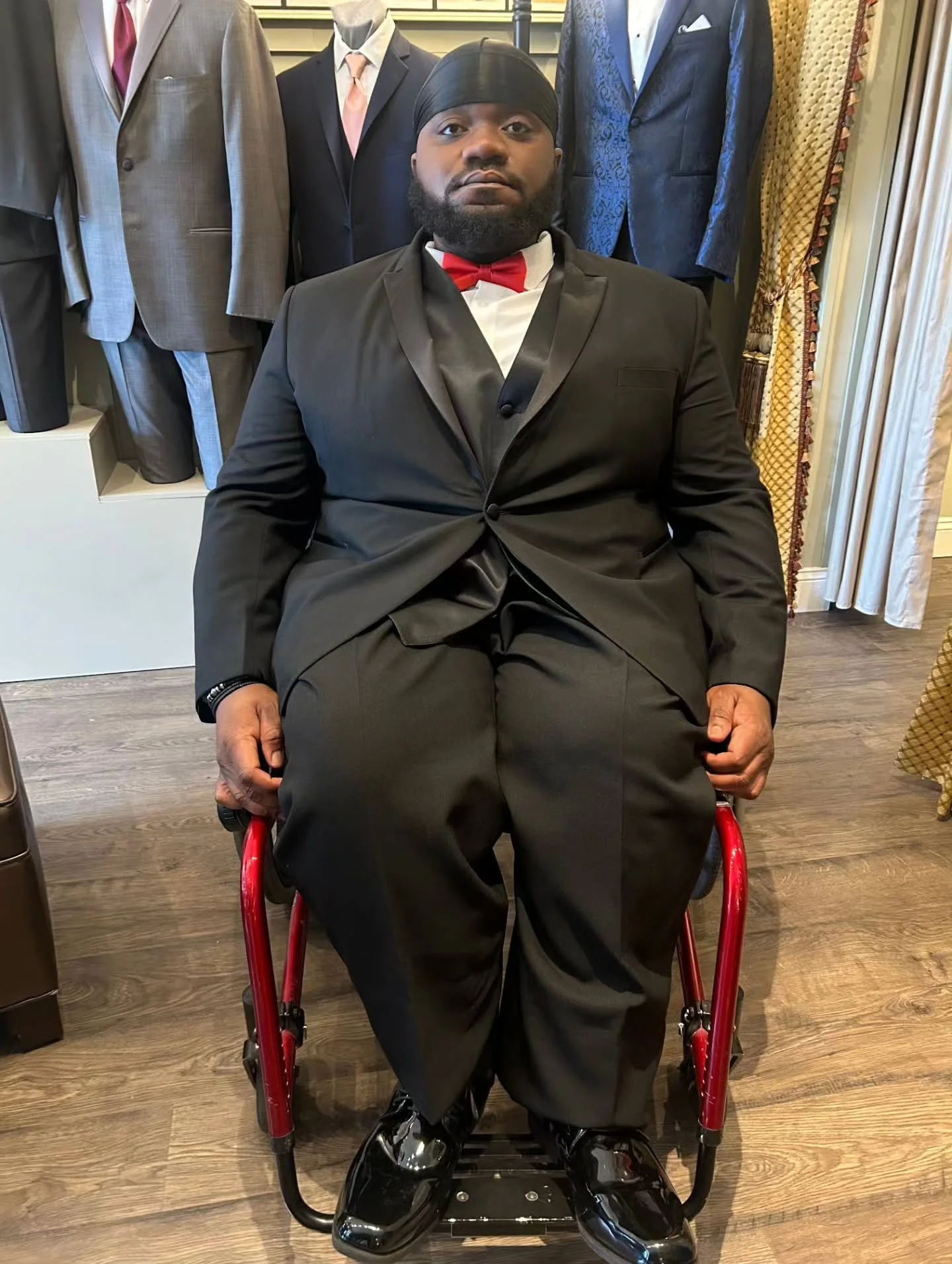 Our new friend, Manny, is off to a wedding looking dapper for the occasion! 

We're here for any occasion at 368A Broad Street in Bloomfield. Stop in or call us to set-up an appointment 973-931-0419 

We look forward to meeting you, too! 
Al, Gregg a