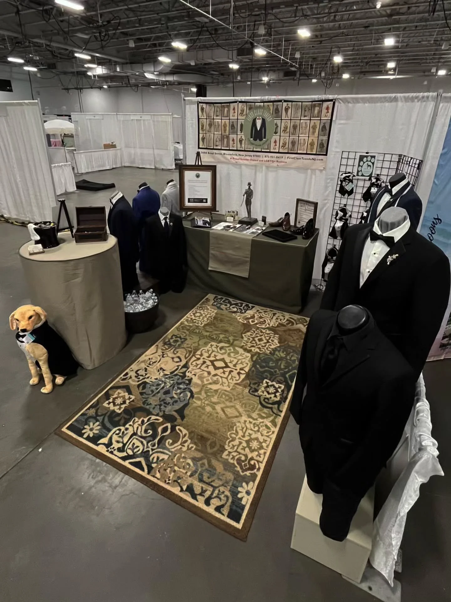 Just a reminder that First Class Tuxedo will be closed today so we can participate in the @acsbridalexpo at the Meadowlands Expo Center this Saturday + Sunday, January 3rd + 4th, 12:30 - 5. 

Come out and visit our fabulous booth - we have a few surp