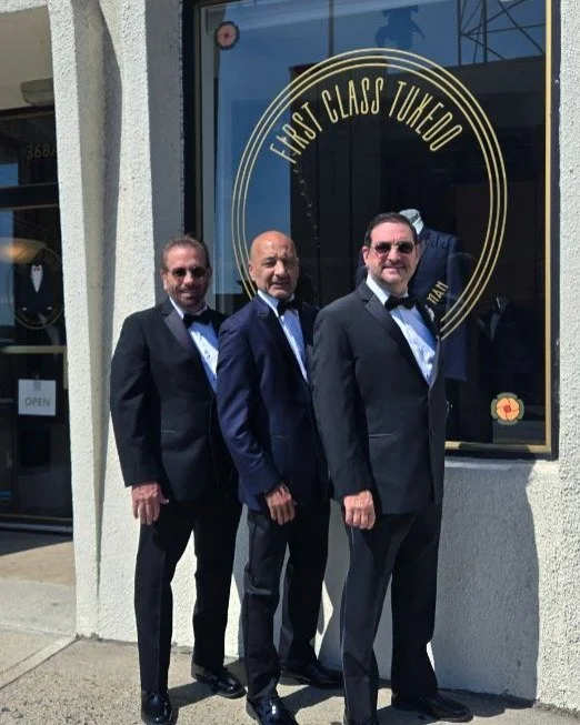 The Finest Greetings of the Season from All of Us at First Class Tuxedo.

Please note that the shop will be closed fir some holiday R+R on the following days:
- Christmas Day, December 25th
- New Year's Day, January 1st

Plus, you can find us at the 