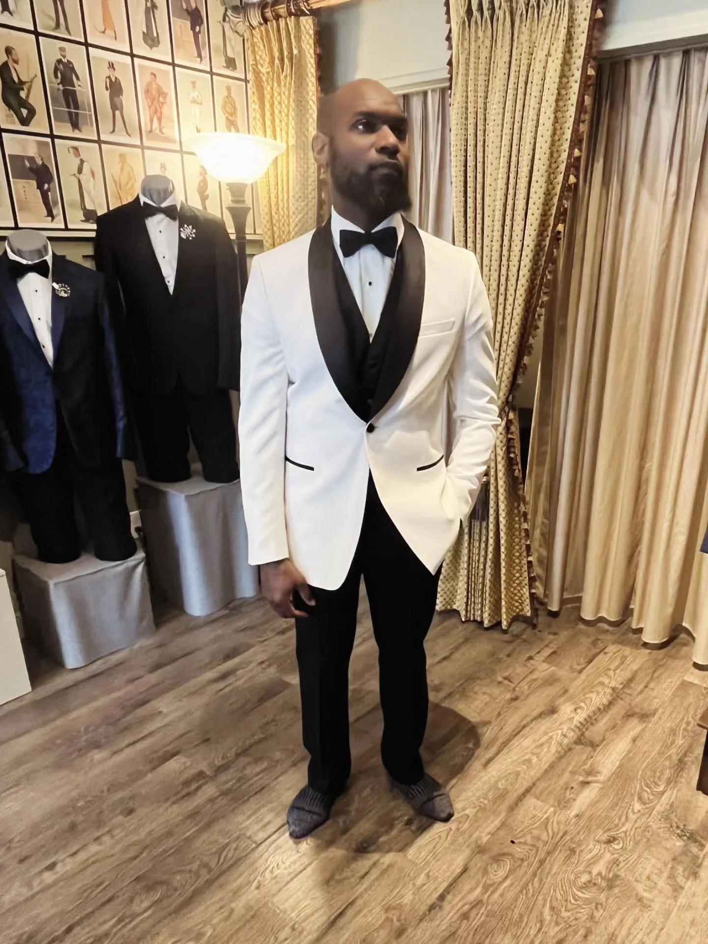 We hope everyone made it safely through the snow storm! It might be freezing out, but the good news is that Spring will be here in no time - and with it - Wedding Season! 

Appointments are booking now for tuxedo + suit fittings. We look forward to s