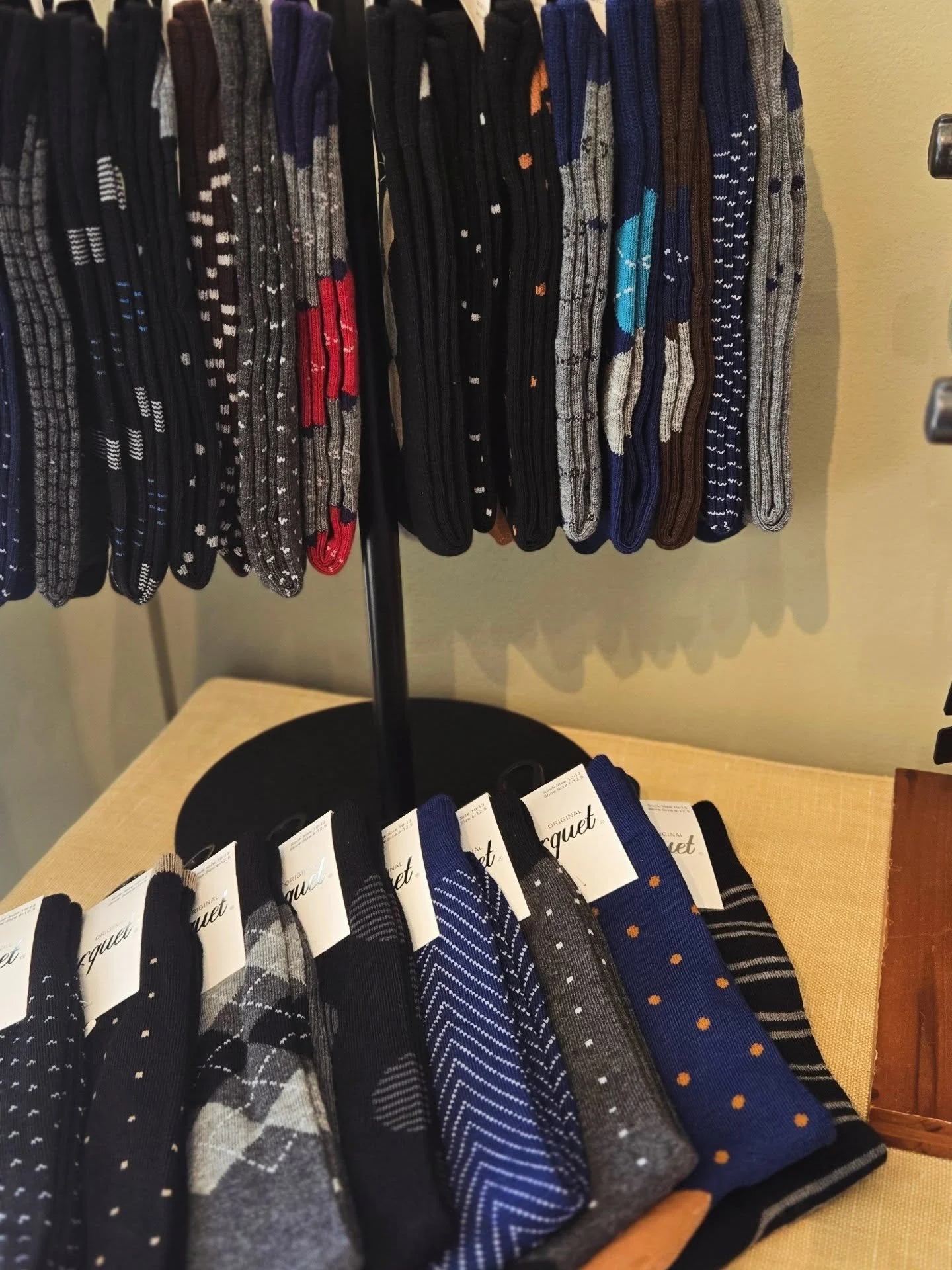 PROM SEASON IS HERE!
The details are in the socks .... and we've got them at the shop! 

SHOP HOURS through June 17th:
Monday 11-7
Tuesday 11-7
Wednesday 11-7
Thursday 11-7
Friday 11-7
Saturday 11-4
Sunday - closed

We are also available by APPOINTME