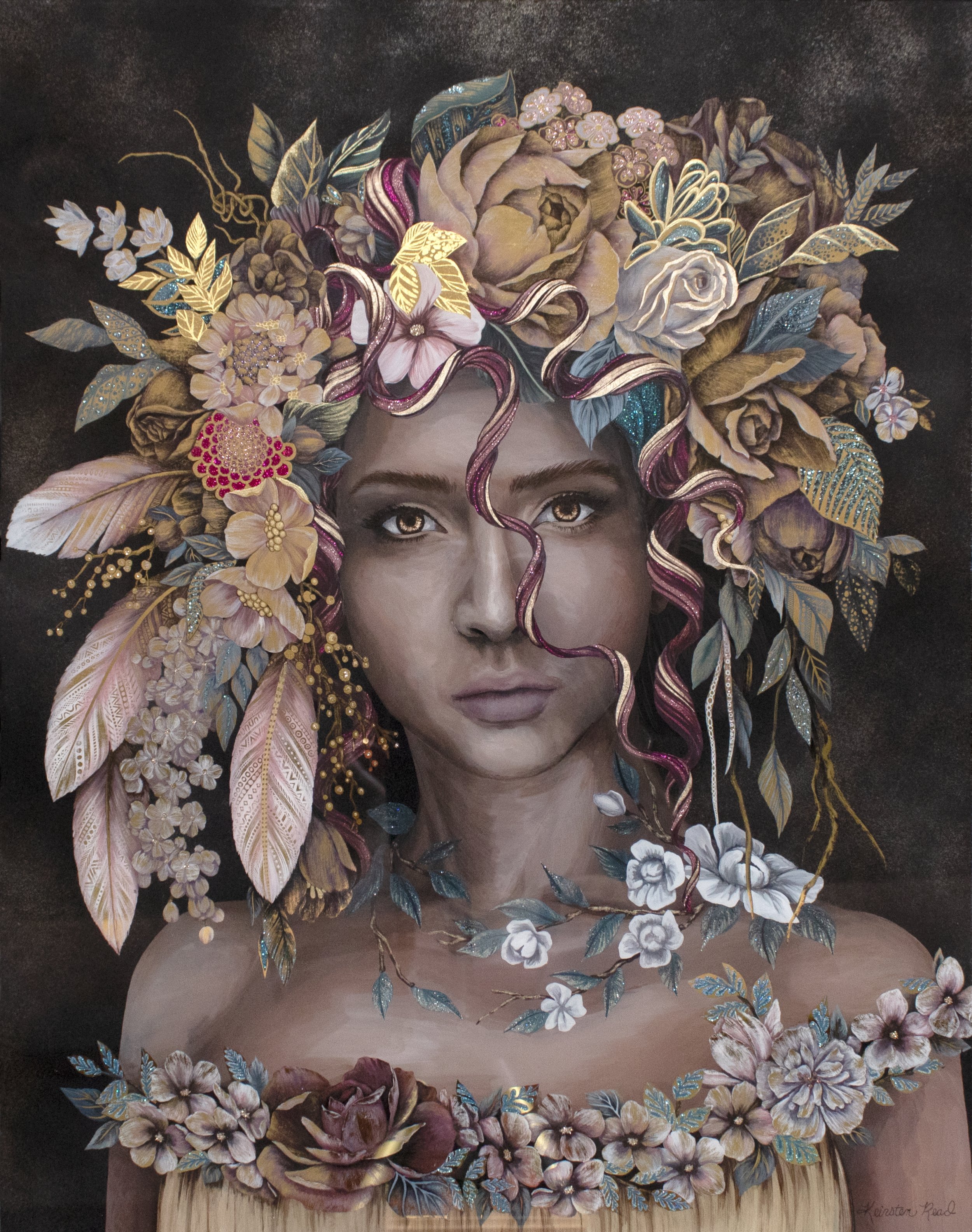 #9_Read_K_ ASoulFilledwithFlowers_VerreEglomise_2021_3,200.jpg