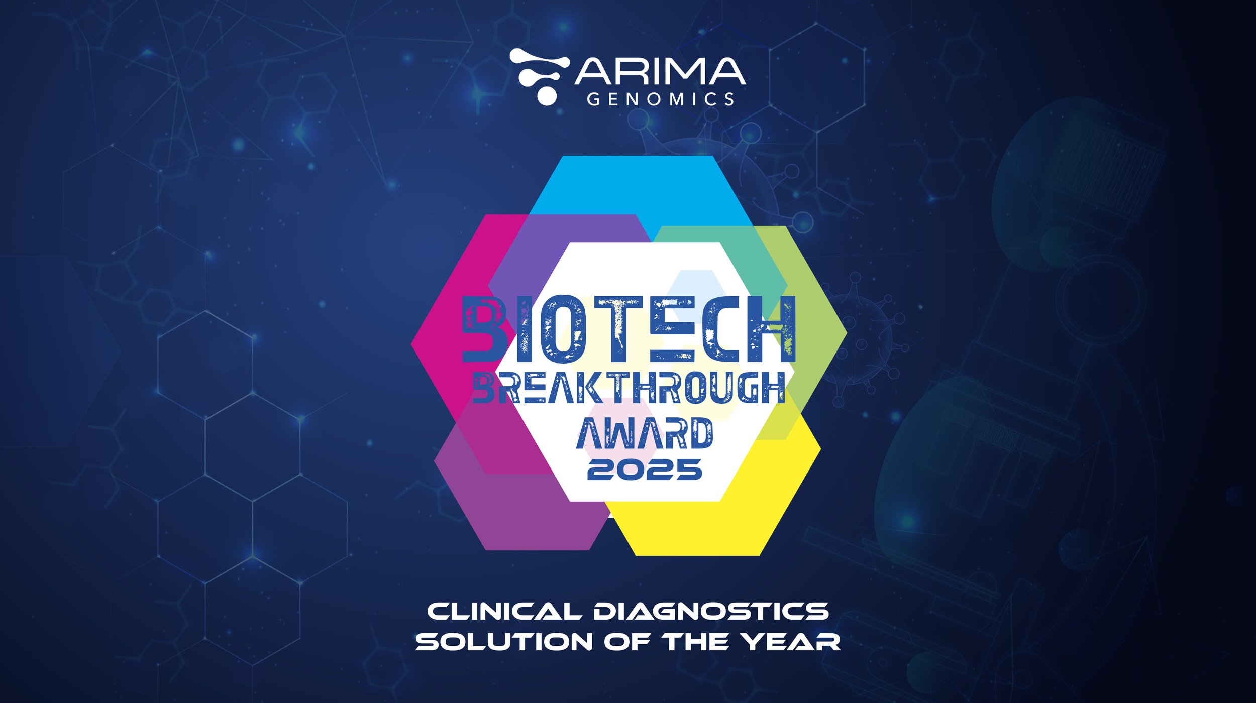Arima Genomics Wins BioTech Breakthrough Award For “Clinical Diagnostics Solution of the Year”