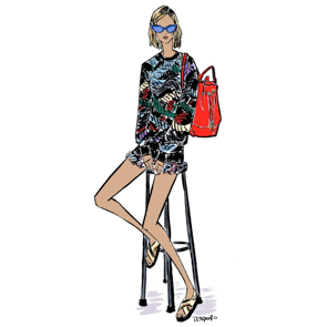 Screenshot of Barneys product pages seamlessly paired with editorial storytelling