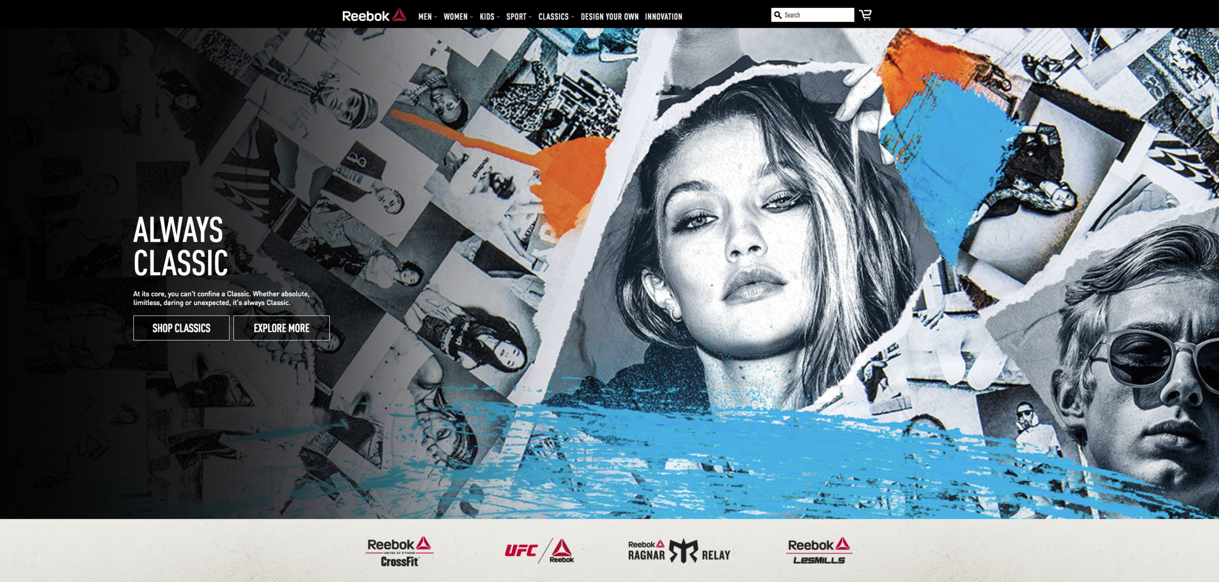 Visual of Reebok’s daily content engine and publishing model