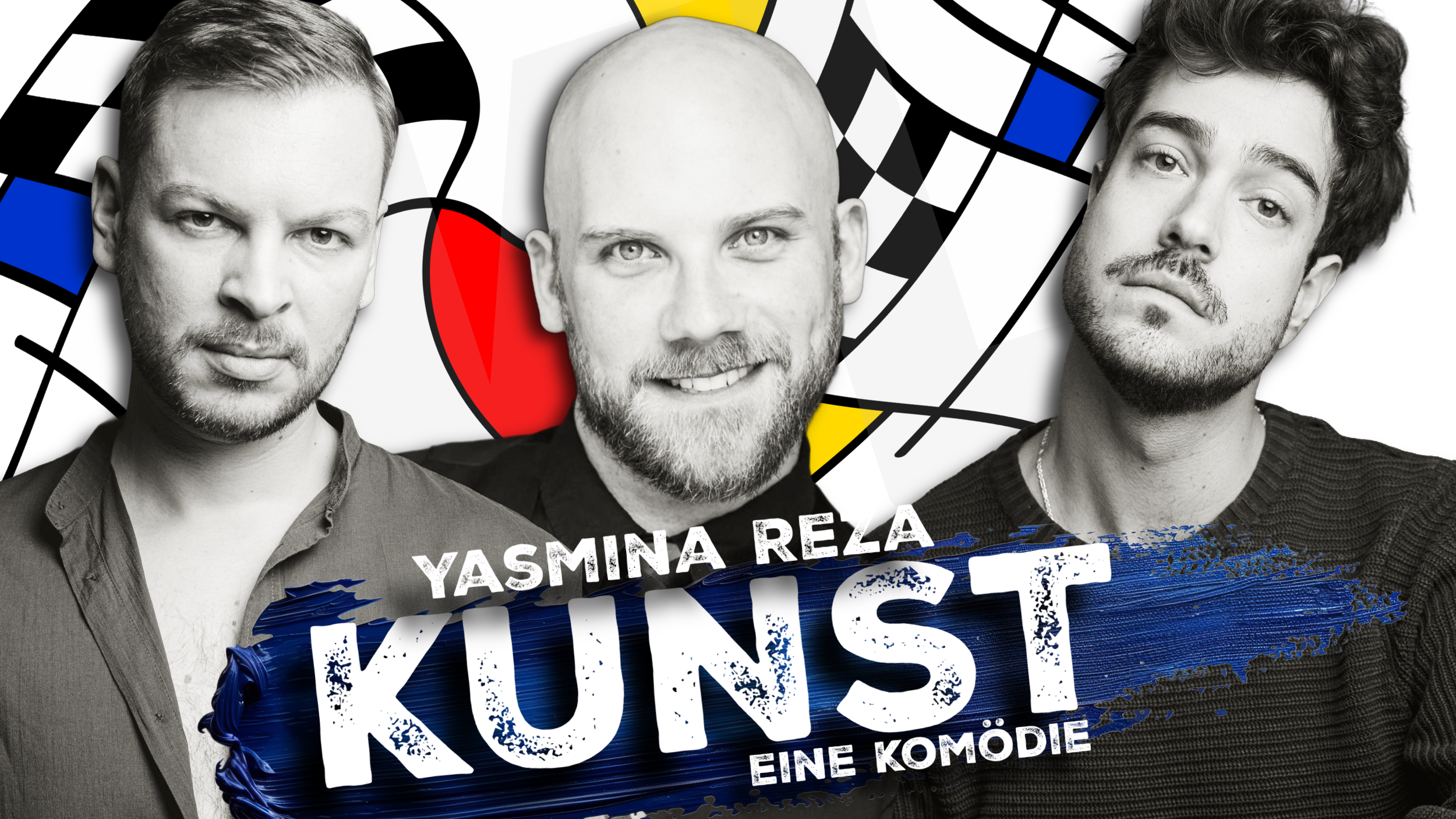 drei männer, Kunst, weißer hintergrund