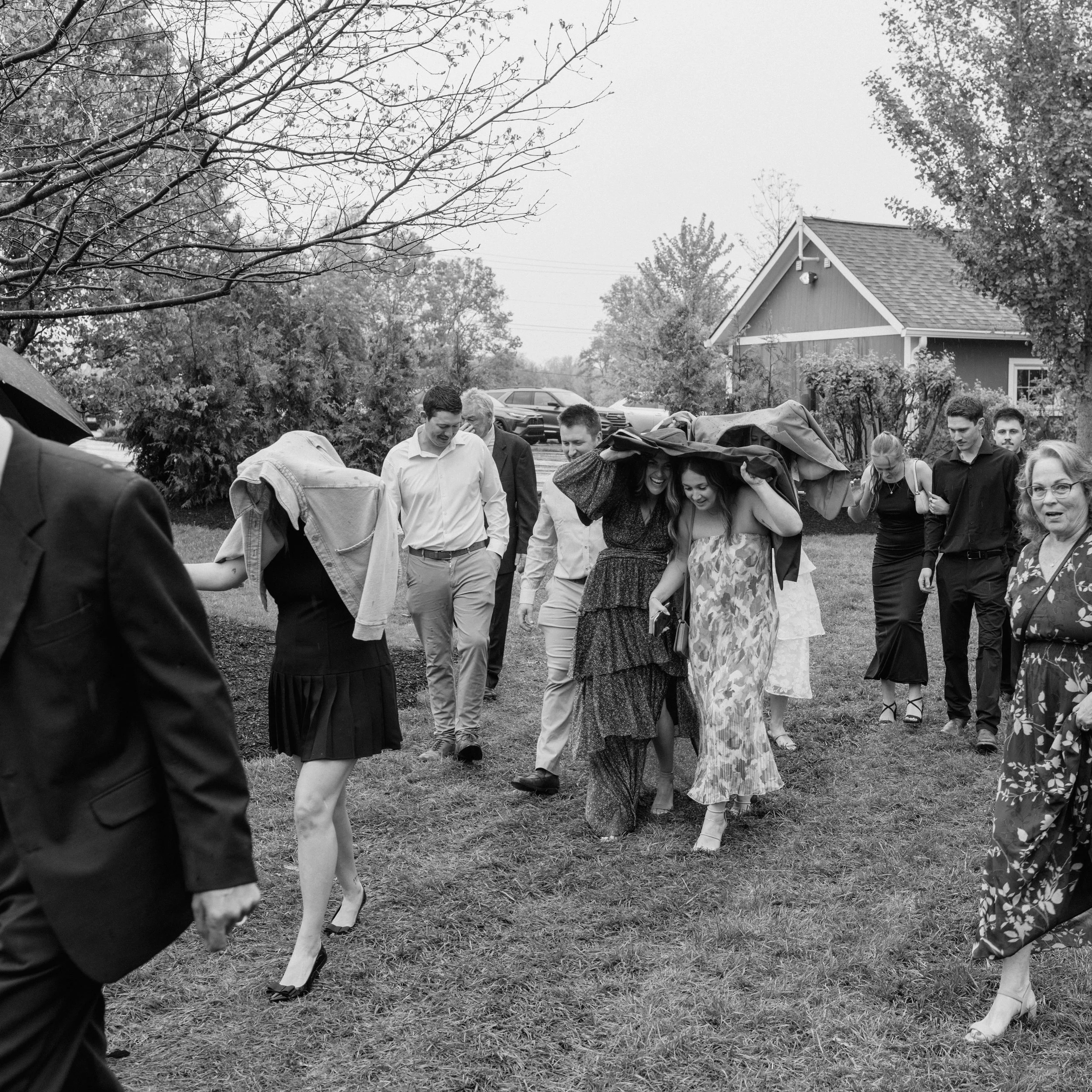 Rainy day wedding photos in honor of the forecast this week. Thankfully Mustard Seed Gardens is beautiful no matter the weather!