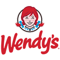 Wendy's logo with a red-haired girl and text.