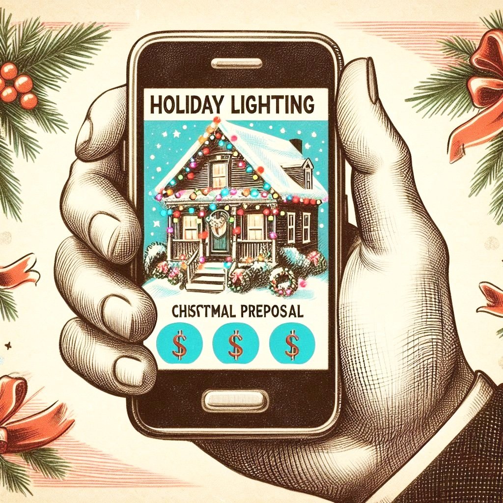 Christmas light on a house for mission hills Kansas