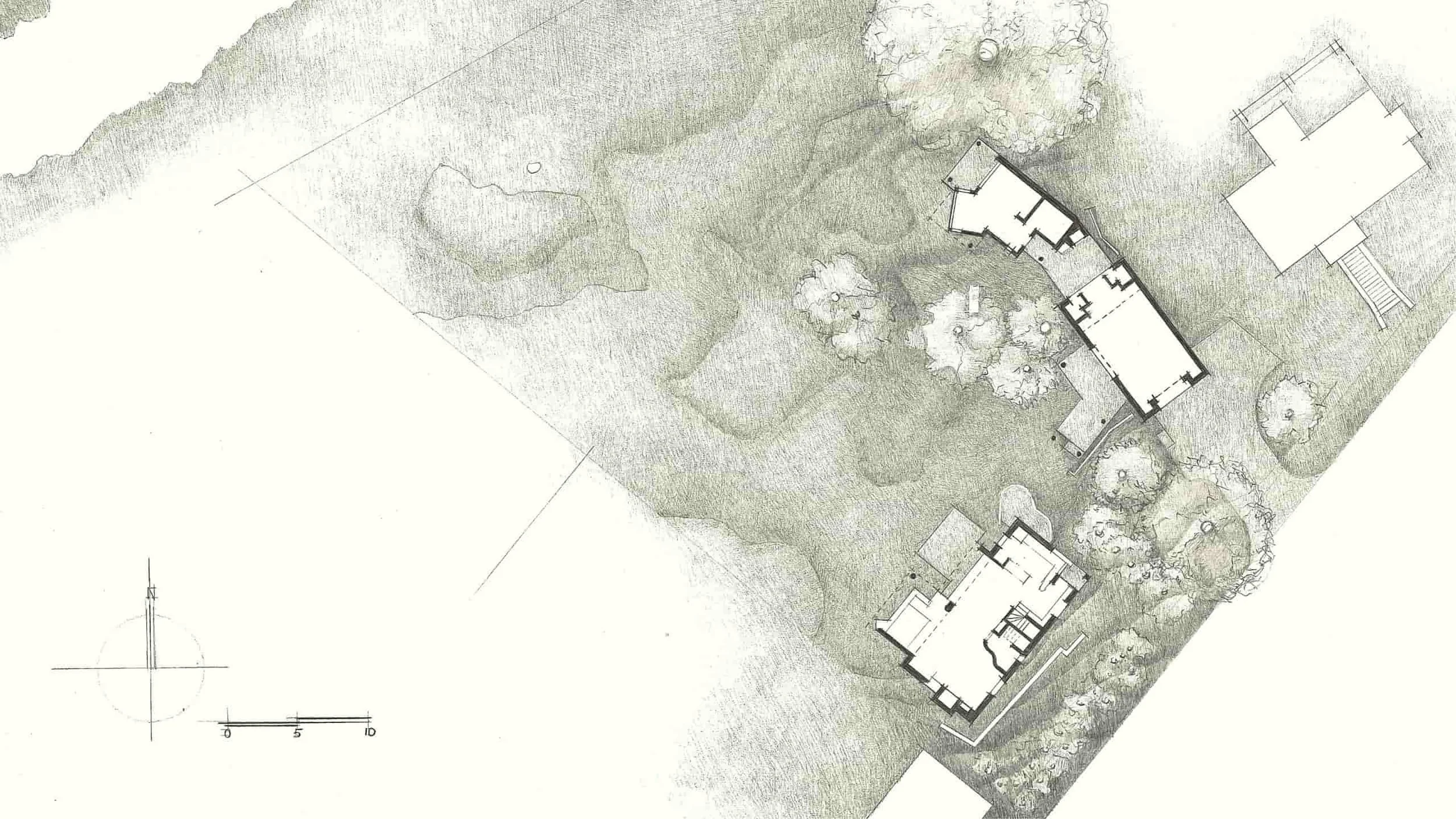 hand drawn architectural plan