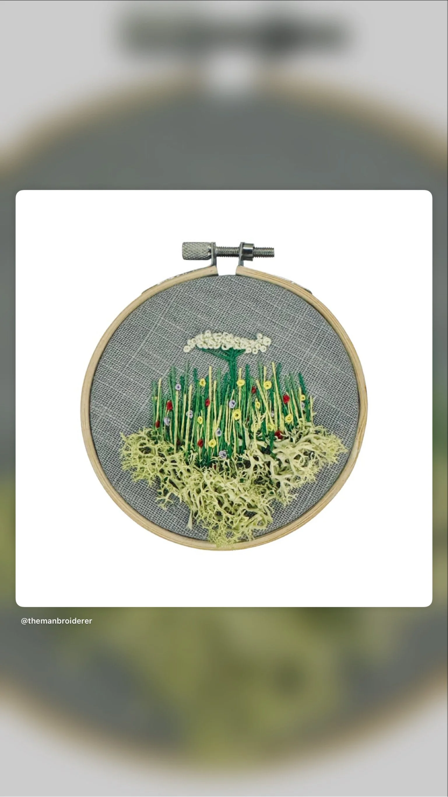 Mini Summer Meadow by Tony Phillips (The Manbroiderer