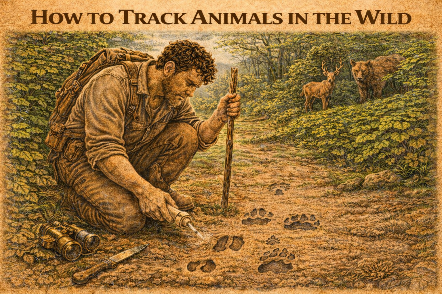 skill 46: How to Track Animals in the wild