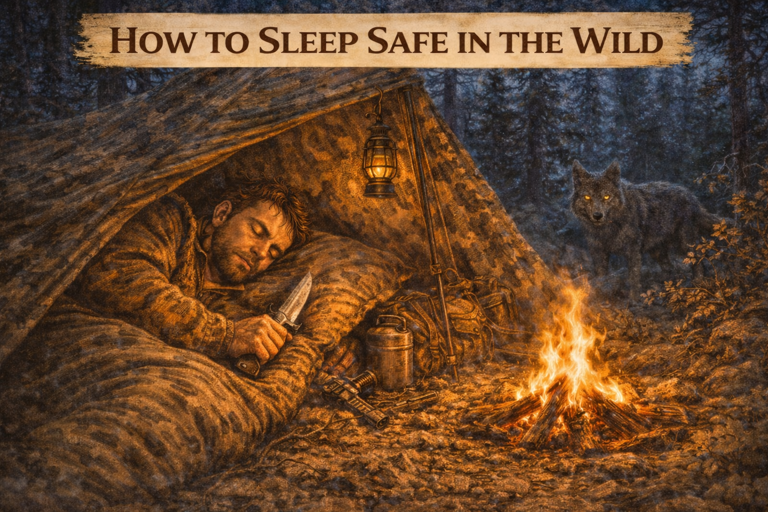 How to Sleep Outside Without a Tent: Skill 55