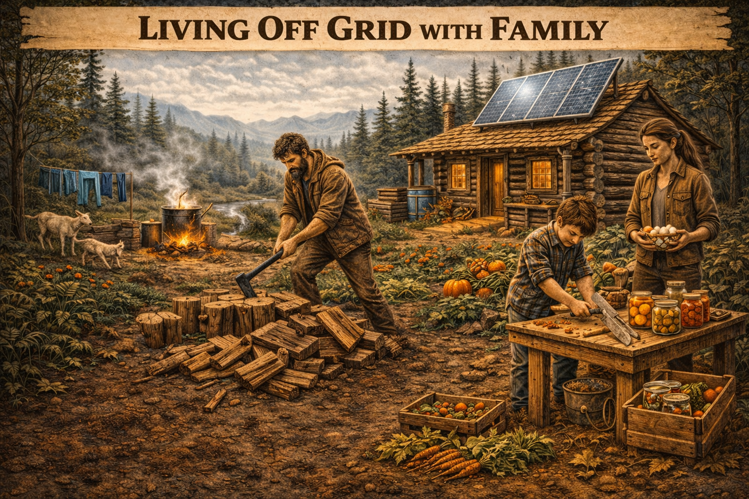 skill 29: How to go off grid with family