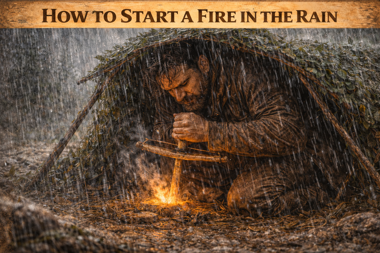 skill 53: How to Start a Fire in the Rain