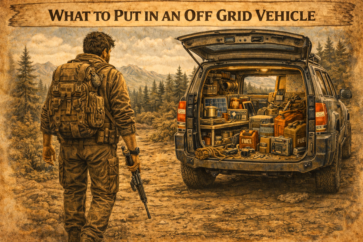 What to Put in an Off Grid Vehicle…: Skill 22