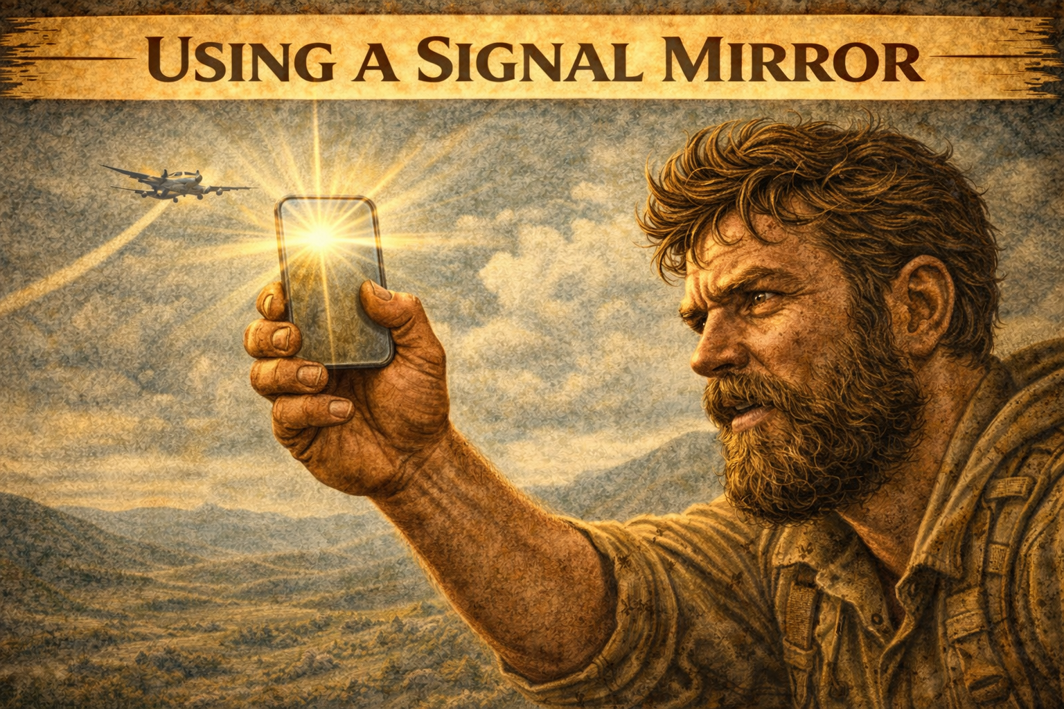 Using a Signal Mirror When Lost: Skill 13