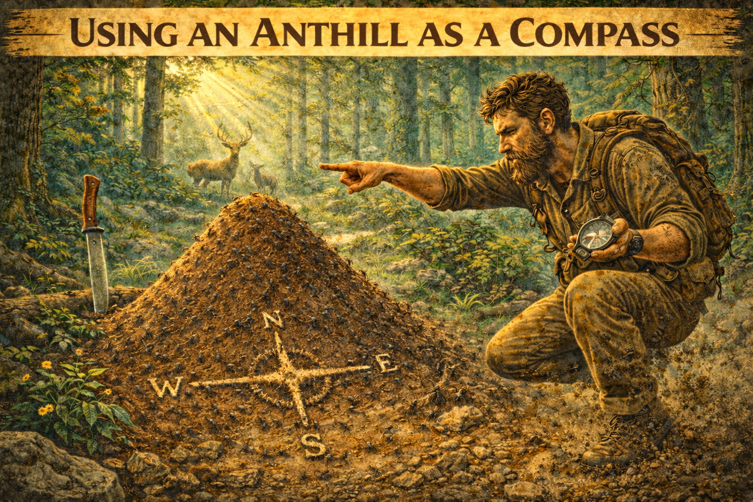 Using an Anthill as a Compass…: Skill 12
