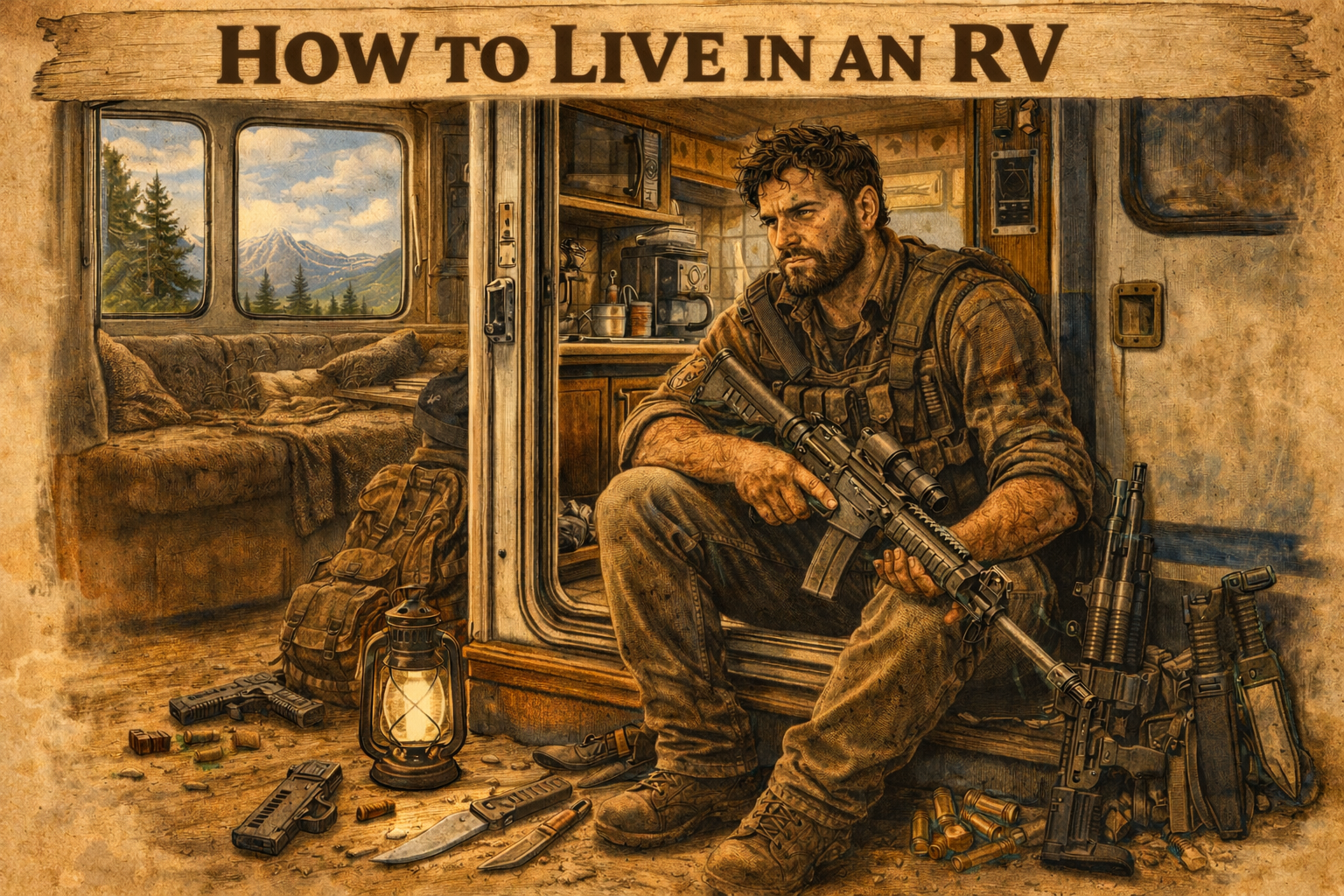 off grid living in an RV