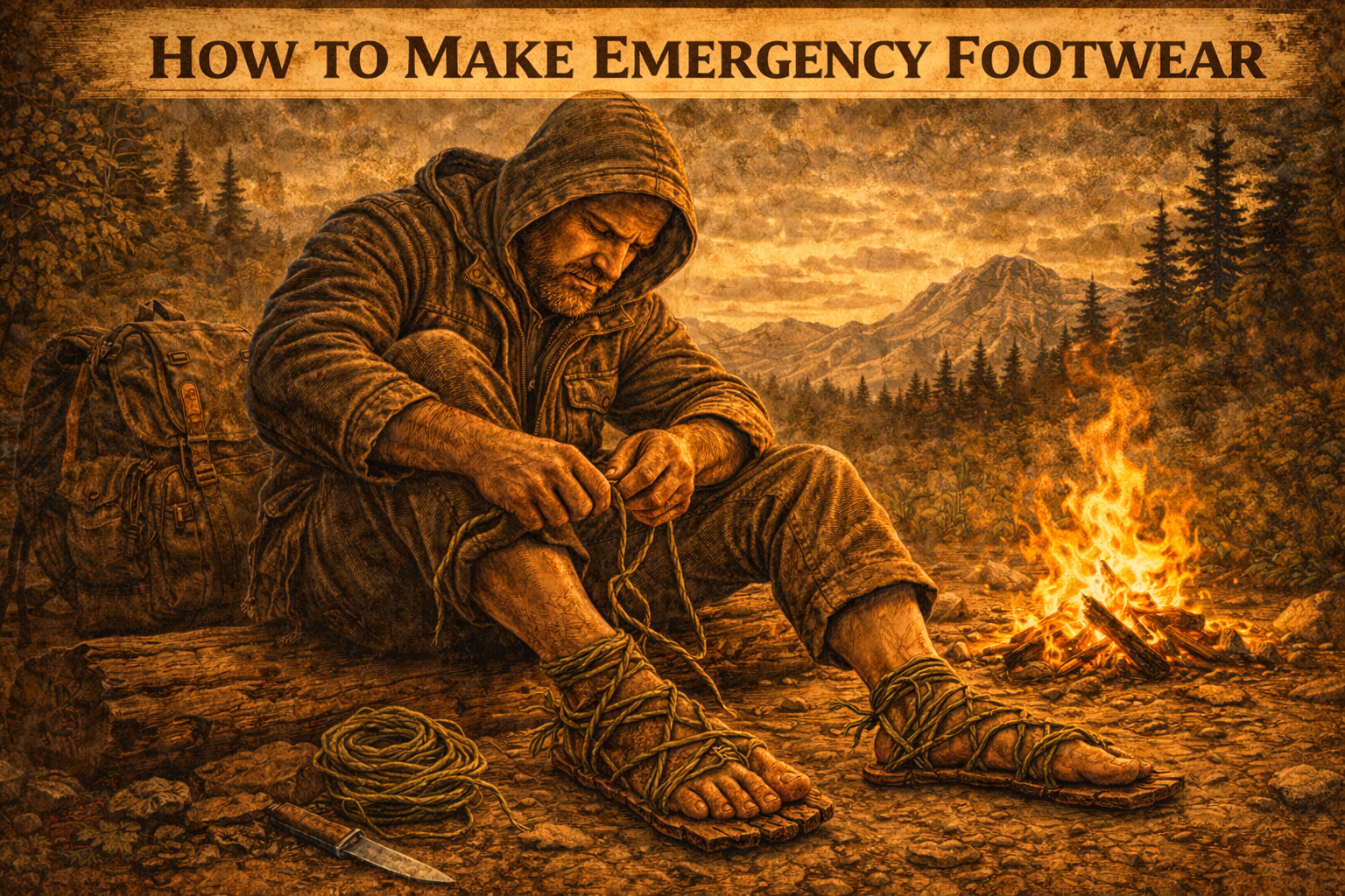 How to Make Emergency shoes: Skill 76