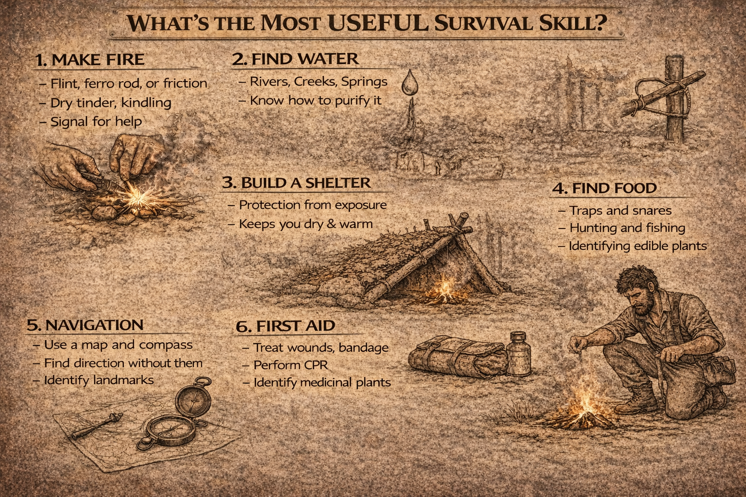 most important survival skill