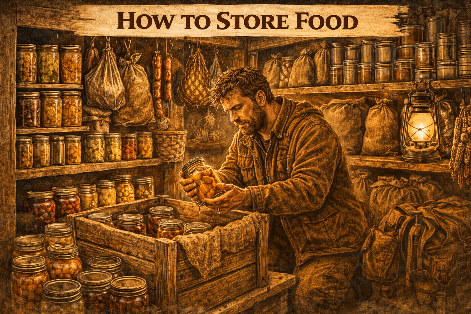 long term survival food storage methods