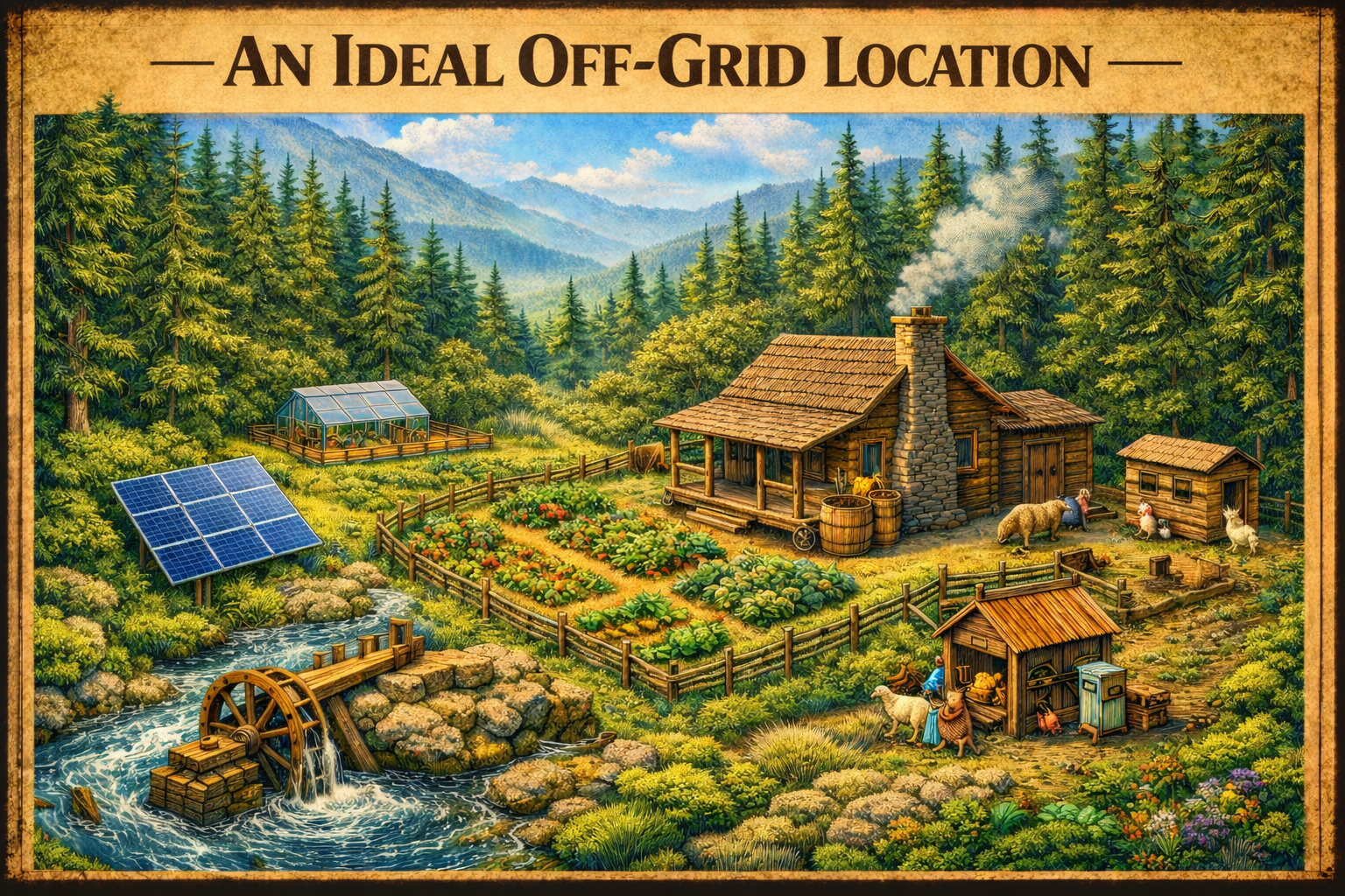 How an Off Grid Location Should Look…: Skill 23