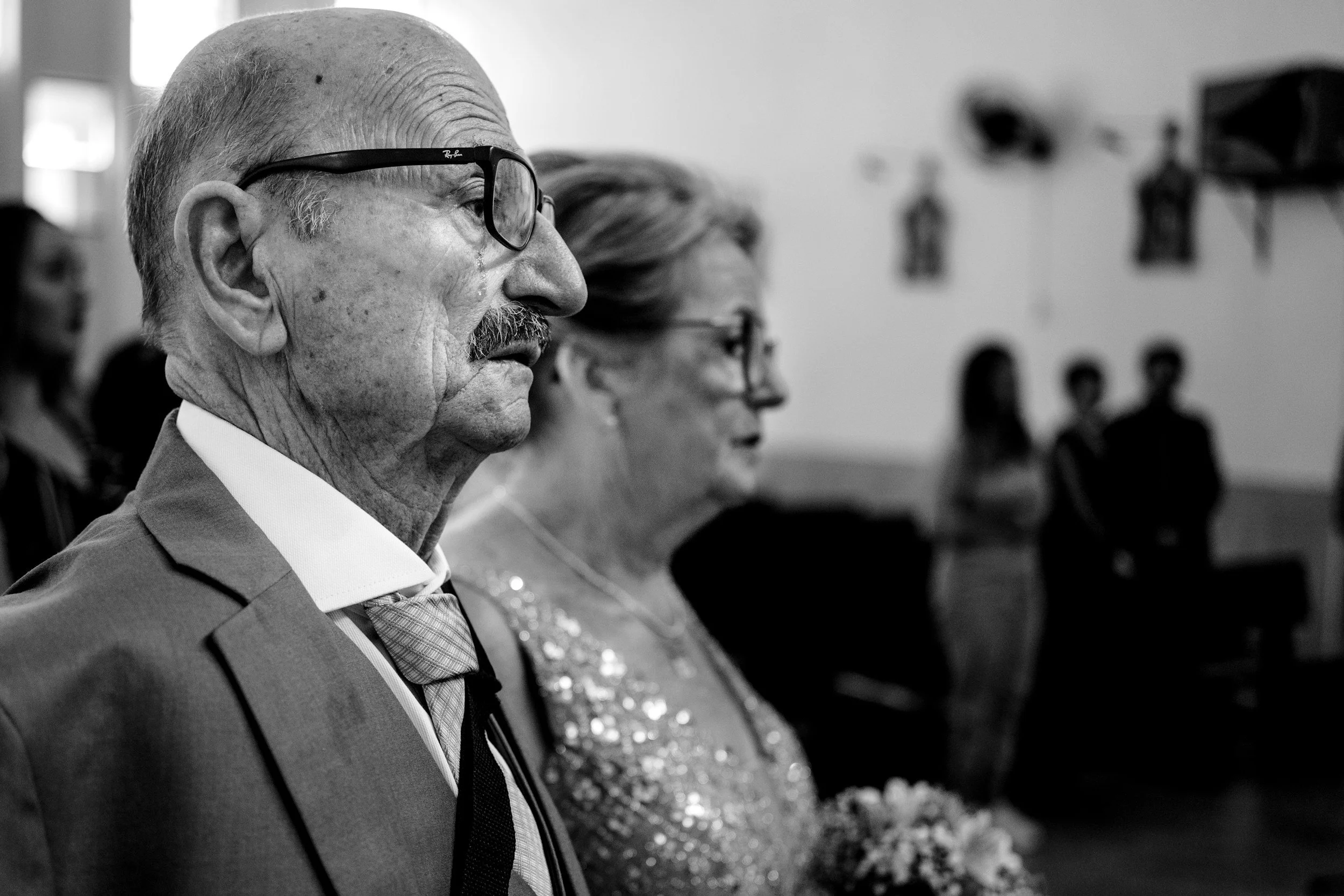 Parents taking part in their child’s wedding ceremony