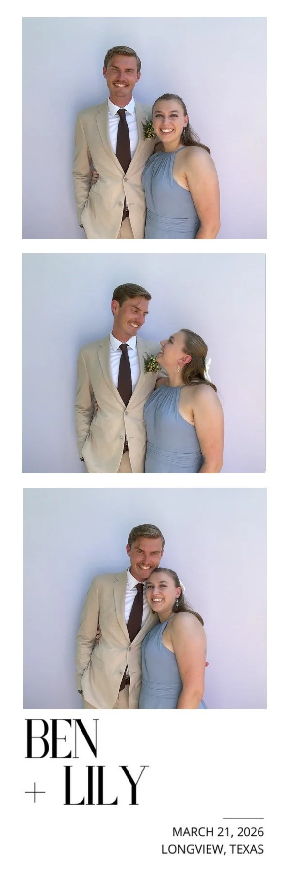 Friends laughing together at a CheesyPix photo booth