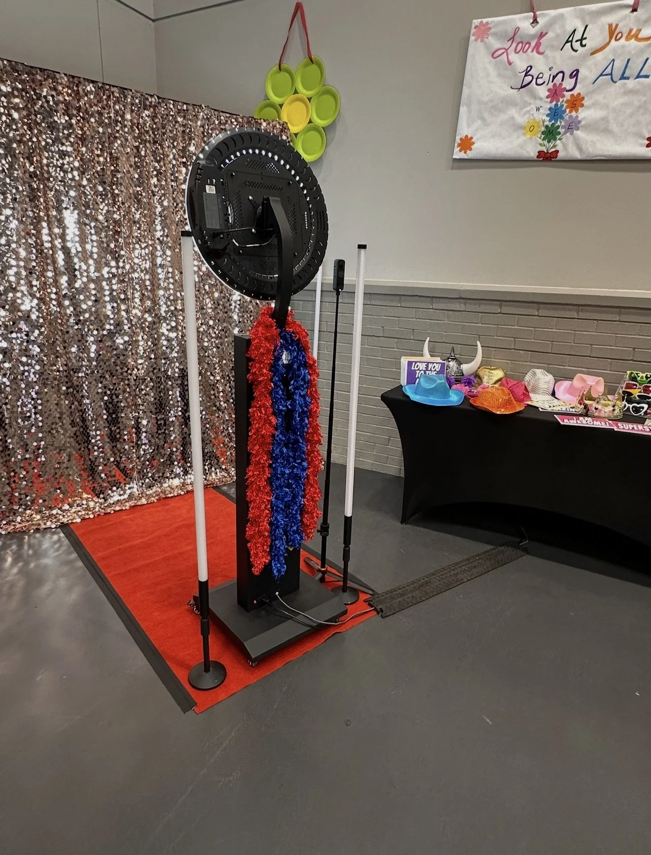 CheesyPix booth ready before an event