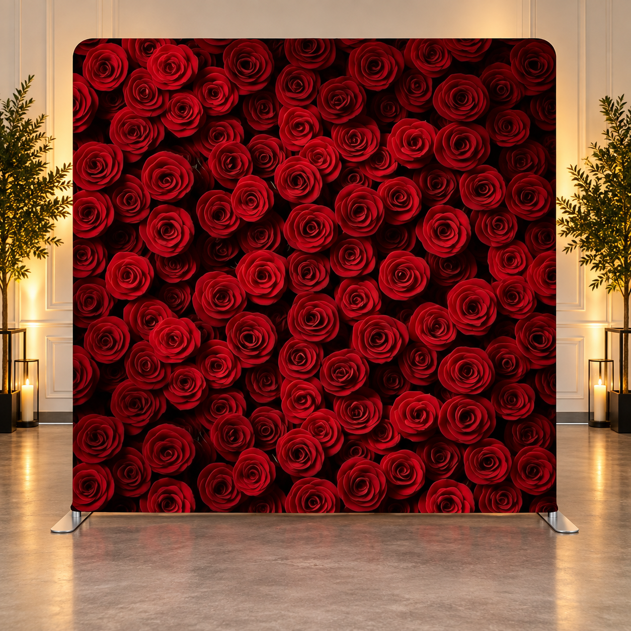 Red Roses Pillowcase Backdrop