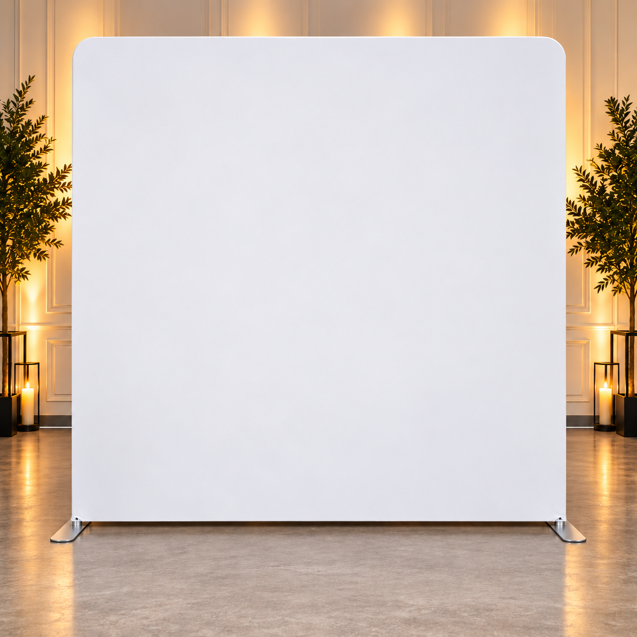 White Pillowcase Backdrop